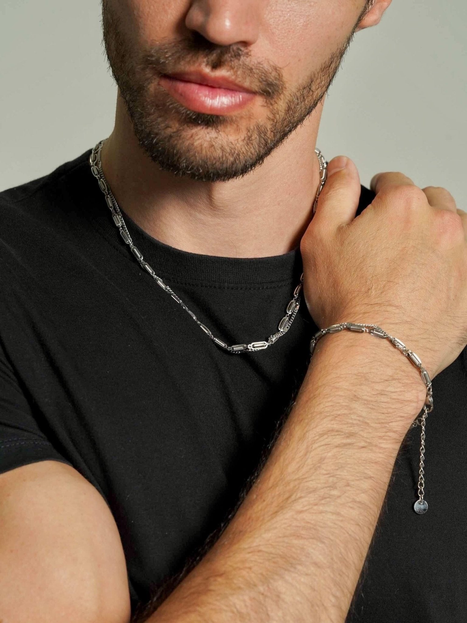 Layered Curb Chain Necklace Men - Men&#39;s Necklaces - Someone &amp; HerOwn