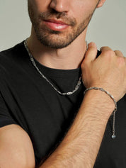 Layered Curb Chain Necklace Men - Men's Necklaces - Someone & HerOwn