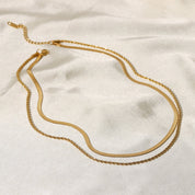 Layered Herringbone Necklace - Women's Necklaces - Someone & HerOwn