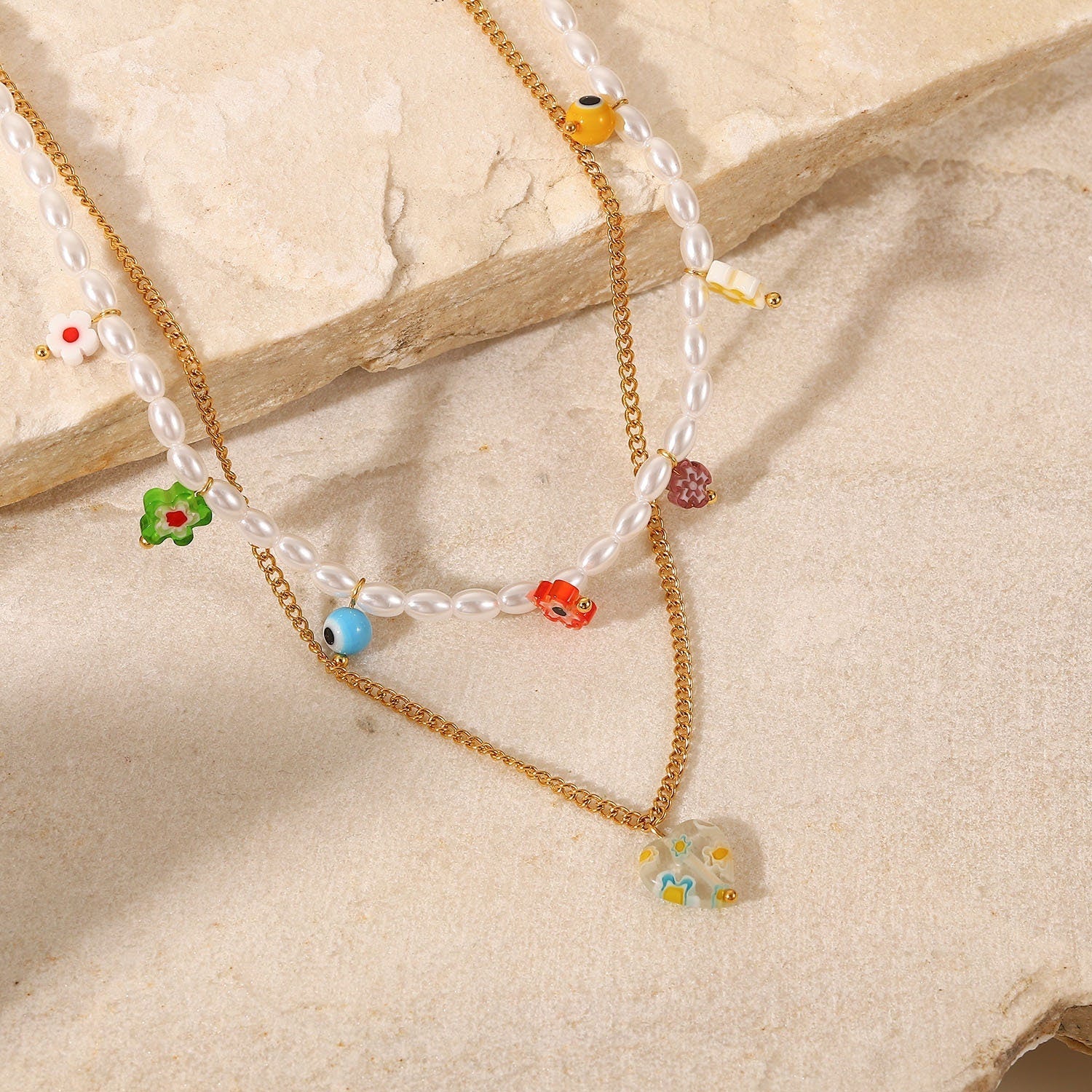 Layered Y2K Necklace - Retro Chic Revival – Someone & HerOwn