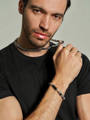 Hematite Beaded Necklace Men - Men's Necklaces - Someone & HerOwn