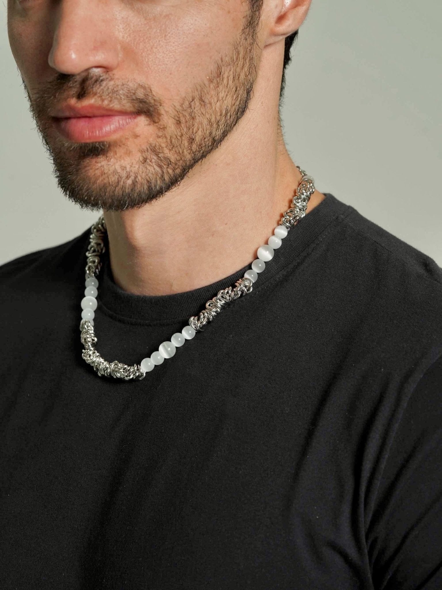 Opal Beaded Necklace Men - Men's Necklaces - Someone & HerOwn