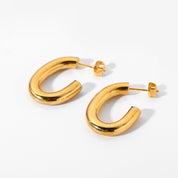 Oval Hoop Earrings - Women's Earrings - Someone & HerOwn