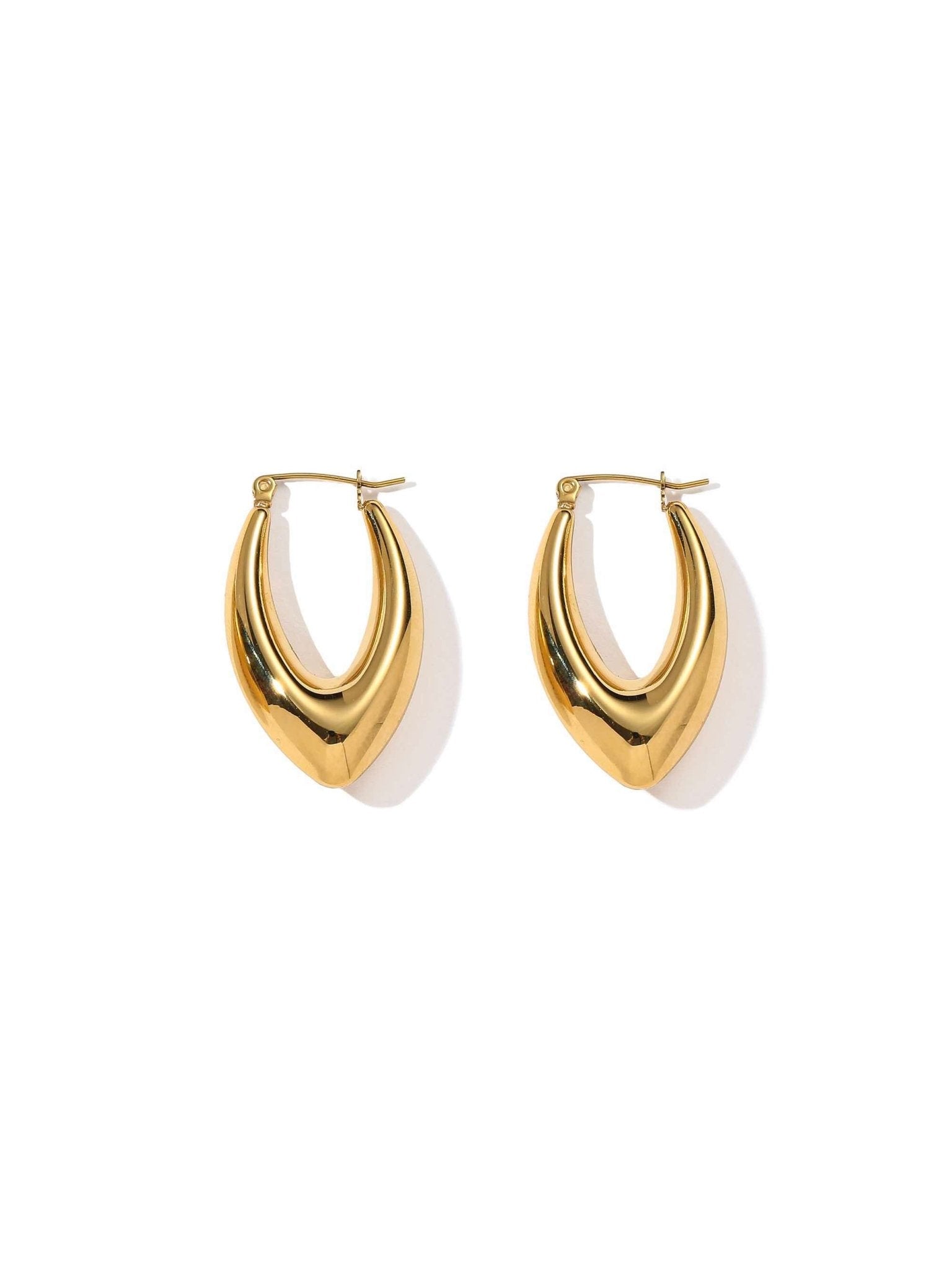 Oval Hoop Earrings - Women's Earrings - Someone & HerOwn