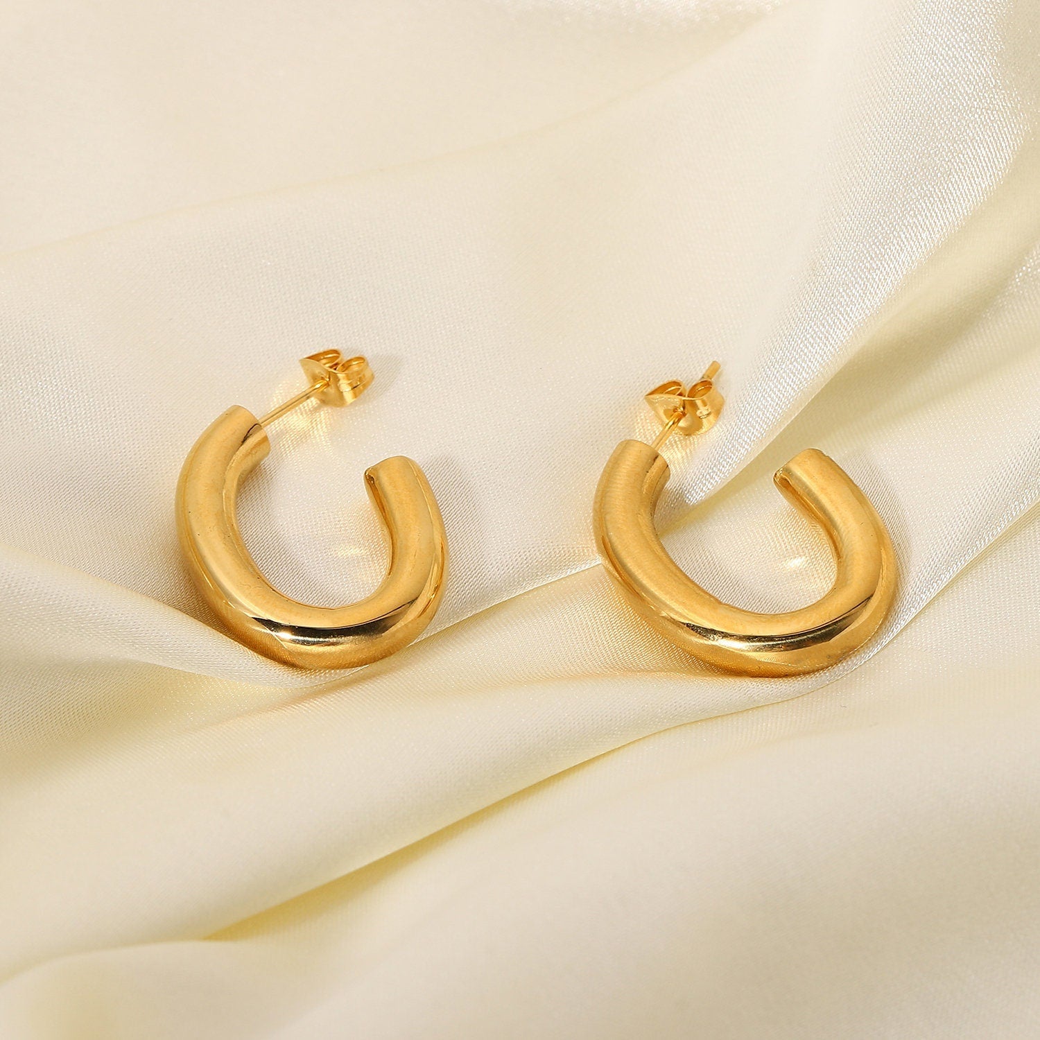 Oval Hoop Earrings - Women's Earrings - Someone & HerOwn