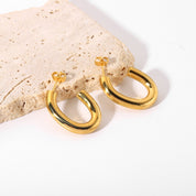 Oval Hoop Earrings - Women's Earrings - Someone & HerOwn