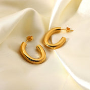 Oval Hoop Earrings - Women's Earrings - Someone & HerOwn