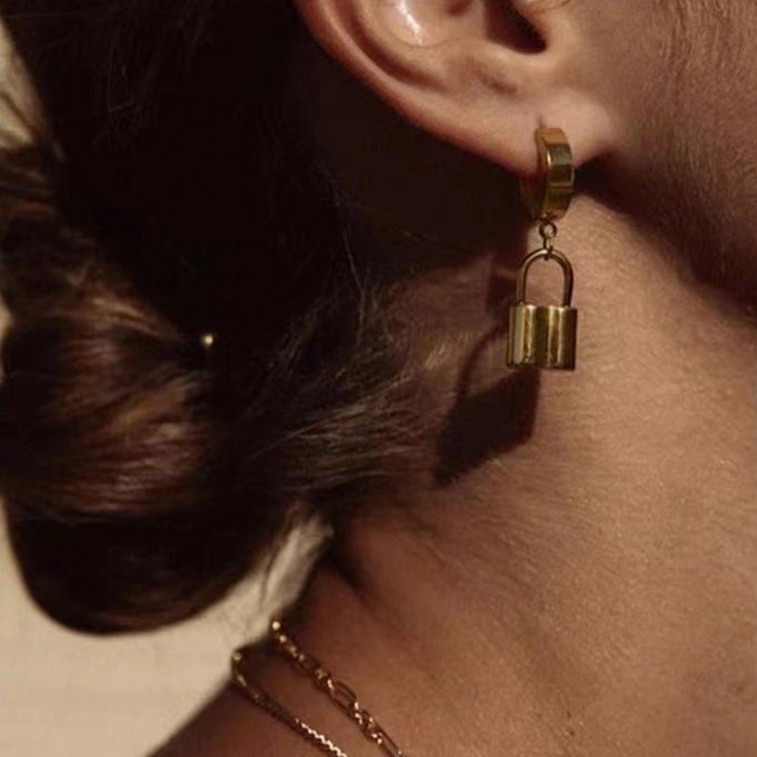 Padlock Earrings - Women's Earrings - Someone & HerOwn