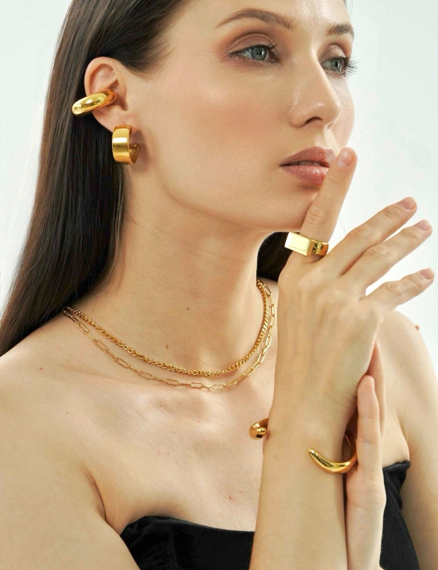 Paperclip layered Necklace - Women's Necklaces - Someone & HerOwn