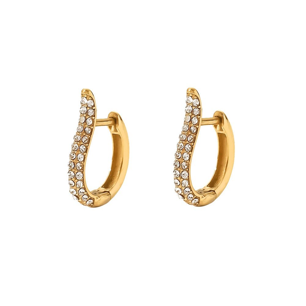 Pave Diamond Hoops - Women's Earrings - Someone & HerOwn