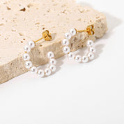 Pearl Beaded Hoops - Women's Earrings - Someone & HerOwn