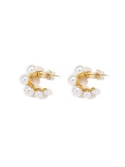 Pearl Beaded Hoops - Women's Earrings - Someone & HerOwn