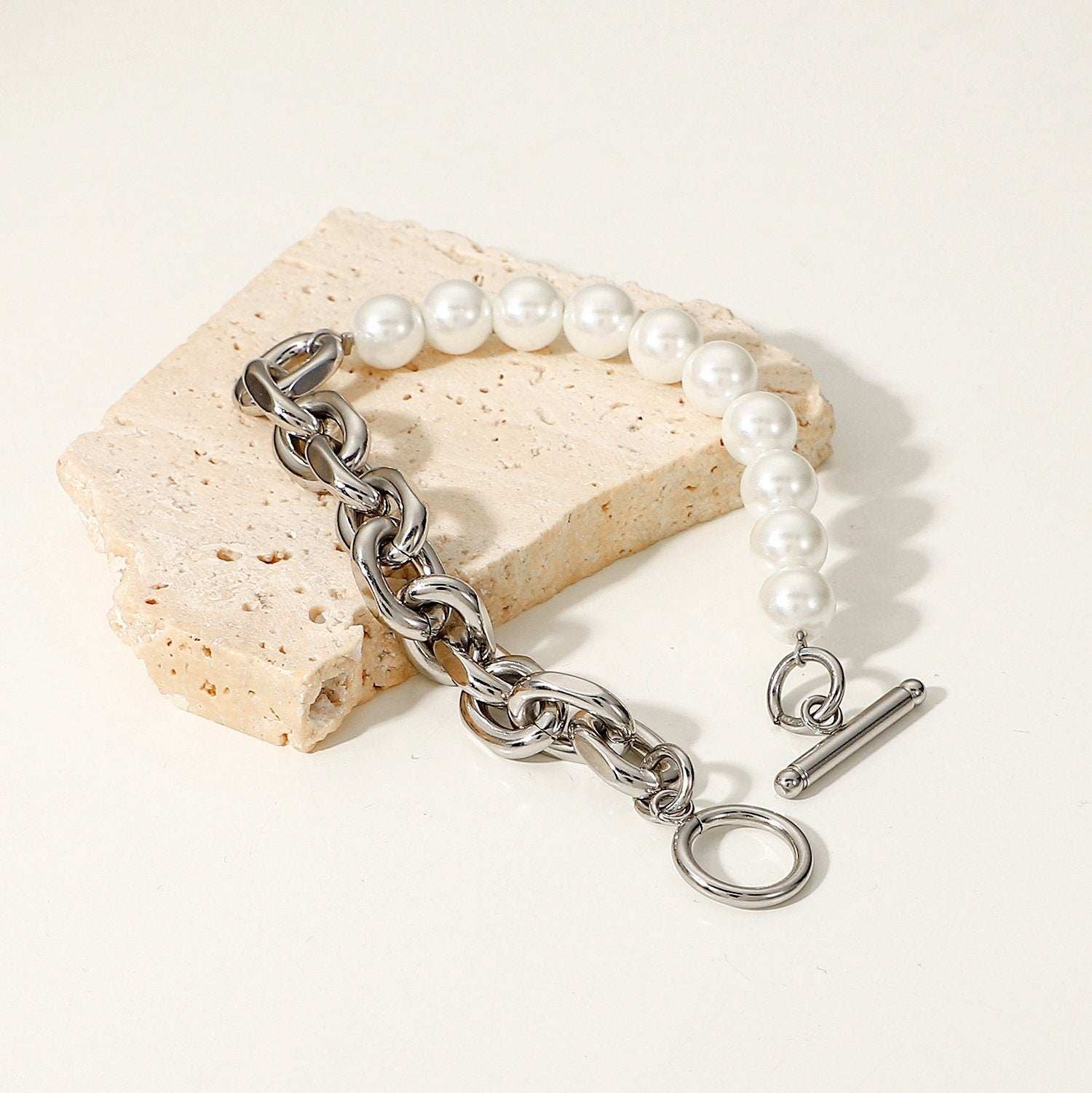 Pearl Chain Bracelet Men - Men's Bracelets - Someone & HerOwn