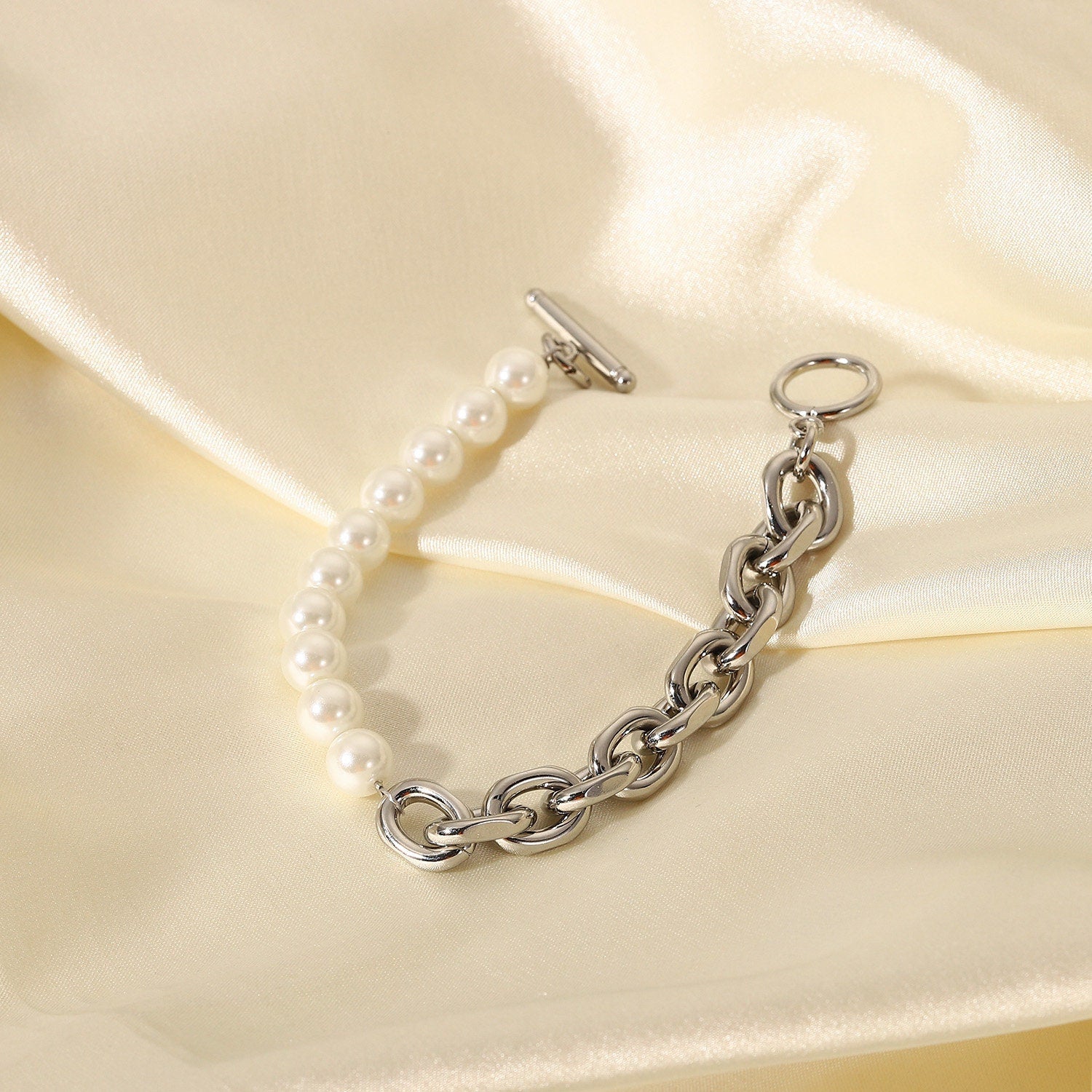 Pearl Chain Bracelet Men - Men's Bracelets - Someone & HerOwn