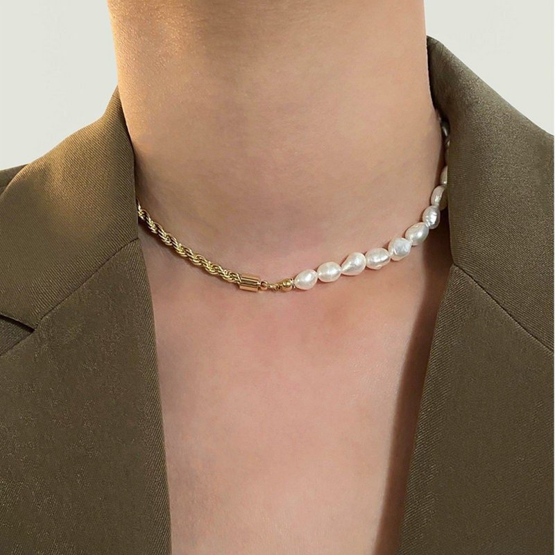 Pearl Chain Necklace - Women's Necklaces - Someone & HerOwn