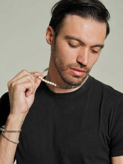 Pearl Chain Necklace Men - Men's Necklaces - Someone & HerOwn