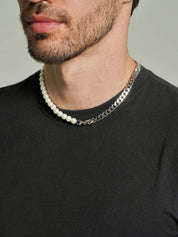 Pearl Chain Necklace Men - Men's Necklaces - Someone & HerOwn