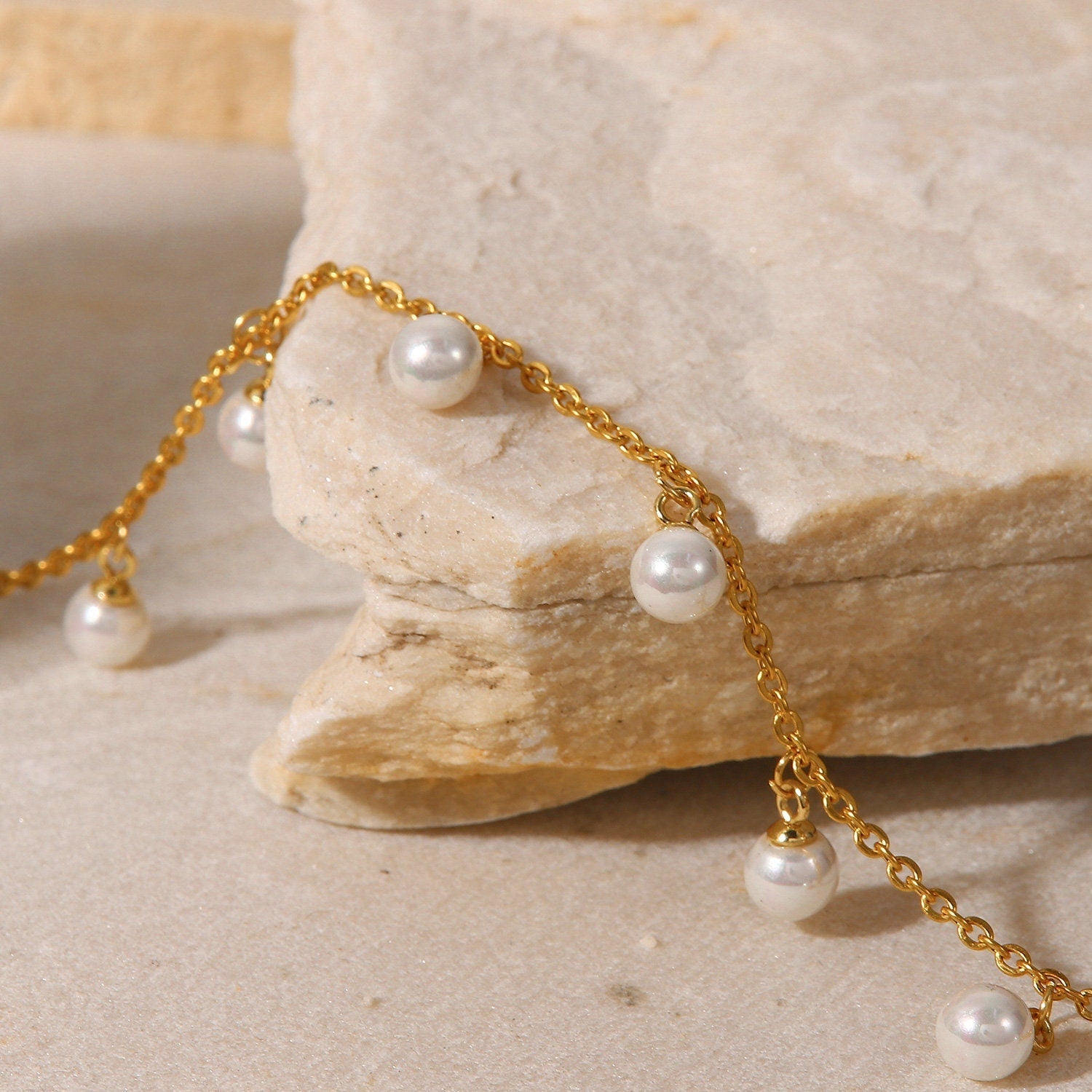 Pearl Charm Anklet - Women's Bracelets - Someone & HerOwn