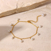 Pearl Charm Anklet - Women's Bracelets - Someone & HerOwn