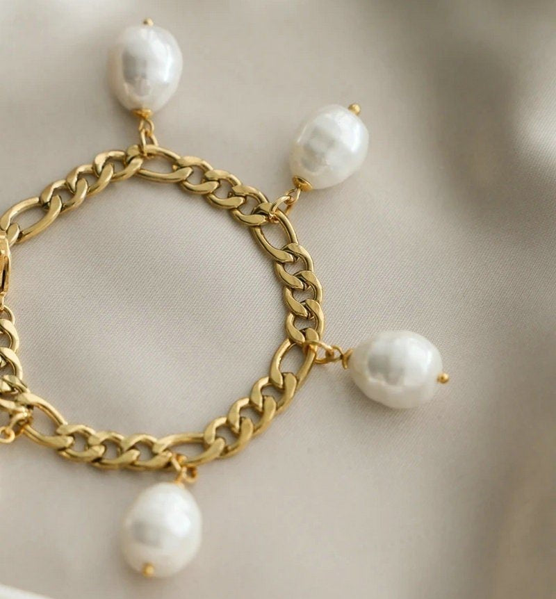 Pearl Charm Bracelet - Women's Bracelets - Someone & HerOwn