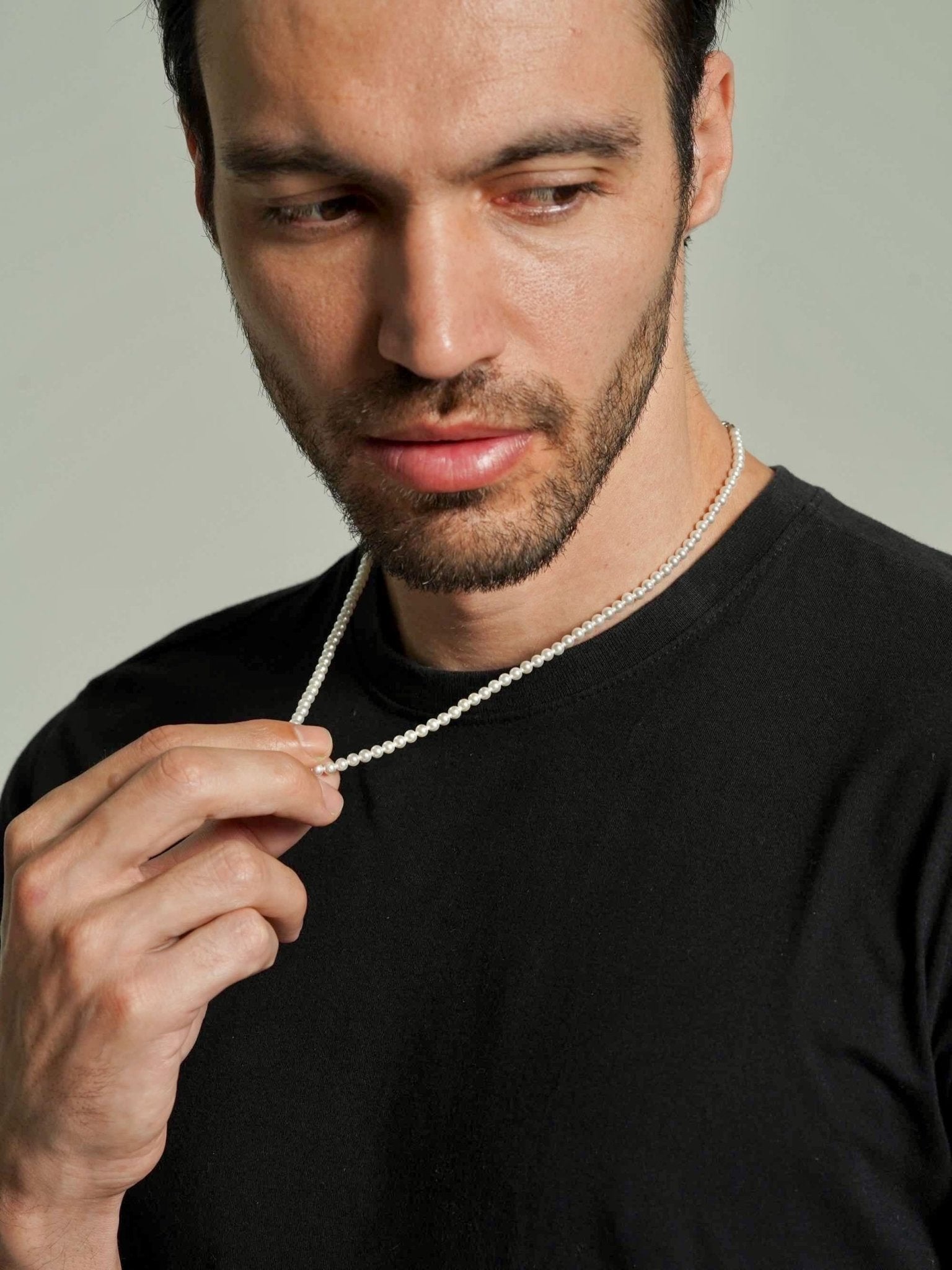 Pearl Necklace Men - Men's Necklaces - Someone & HerOwn