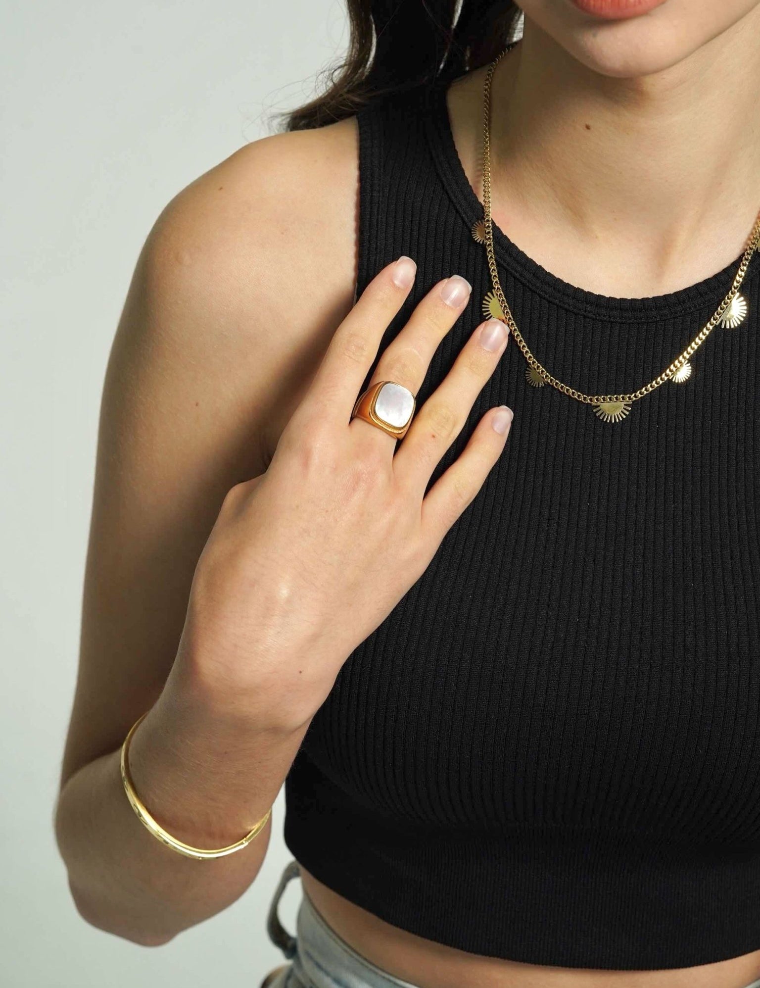 Pearl Signet Ring - Women's Rings - Someone & HerOwn