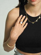 Pearl Signet Ring - Women's Rings - Someone & HerOwn