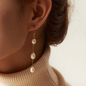 Pearl Threader Earrings - Women's Earrings - Someone & HerOwn