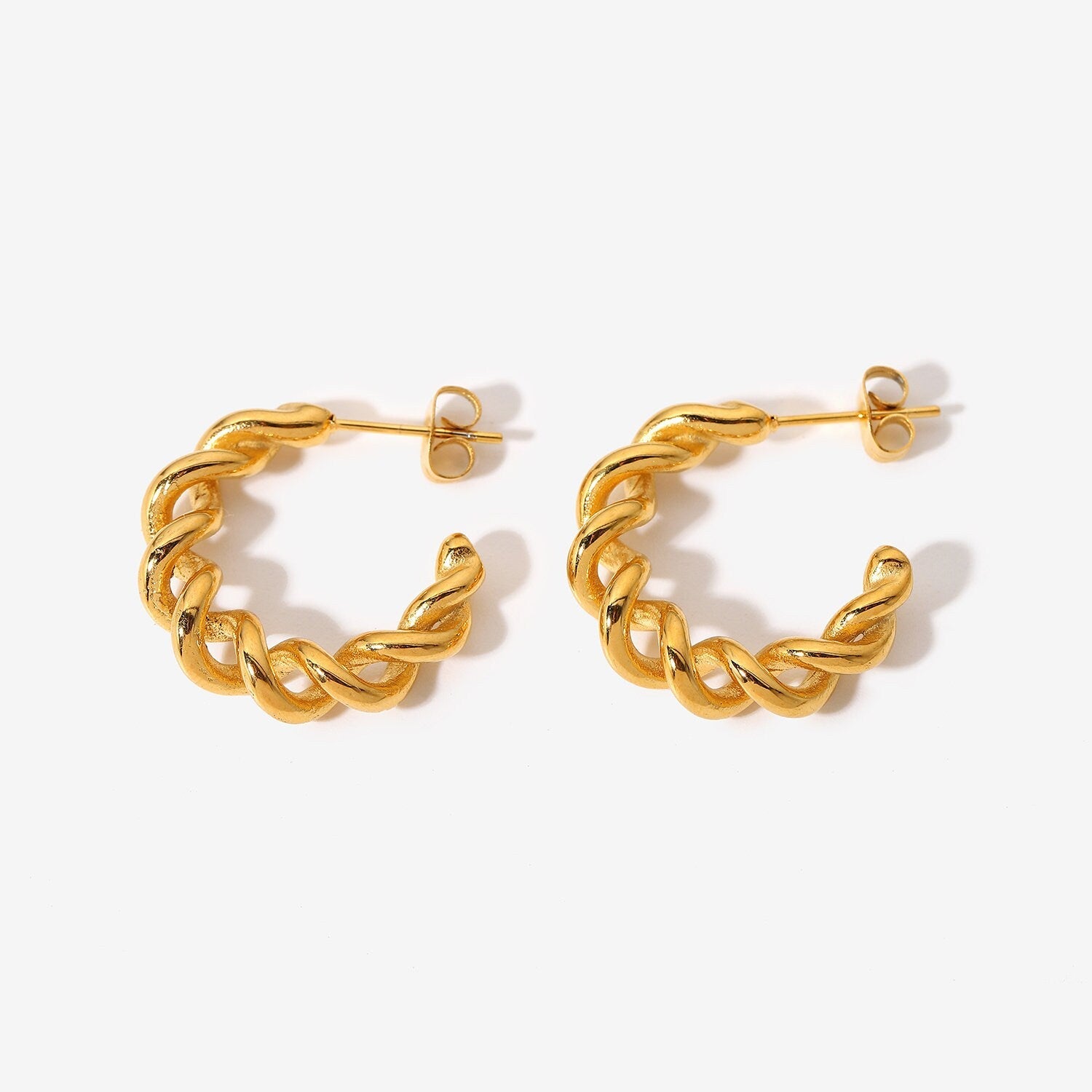 Rope Hoop Earrings - Women's Earrings - Someone & HerOwn