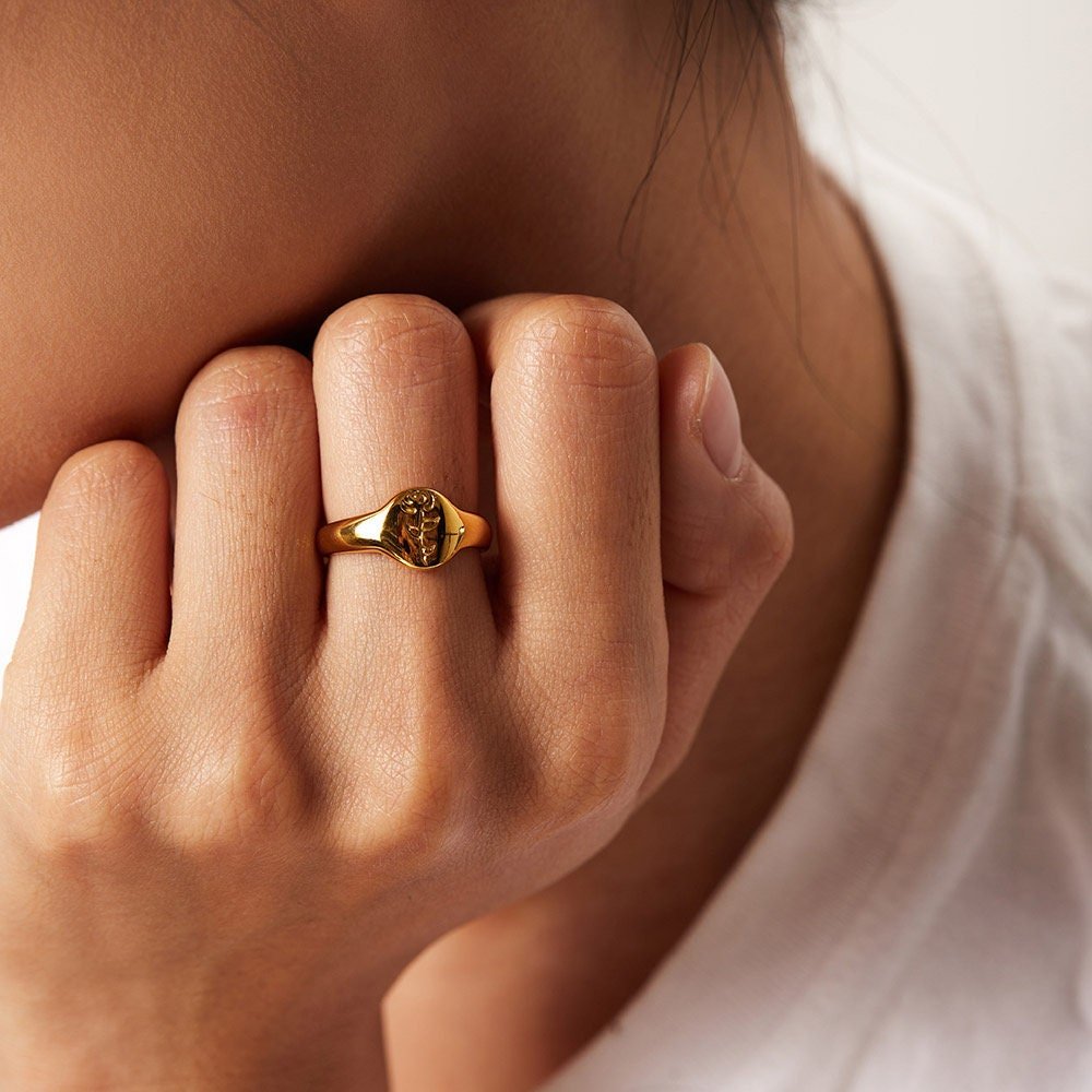 Rose Signet Ring - Women's Rings - Someone & HerOwn