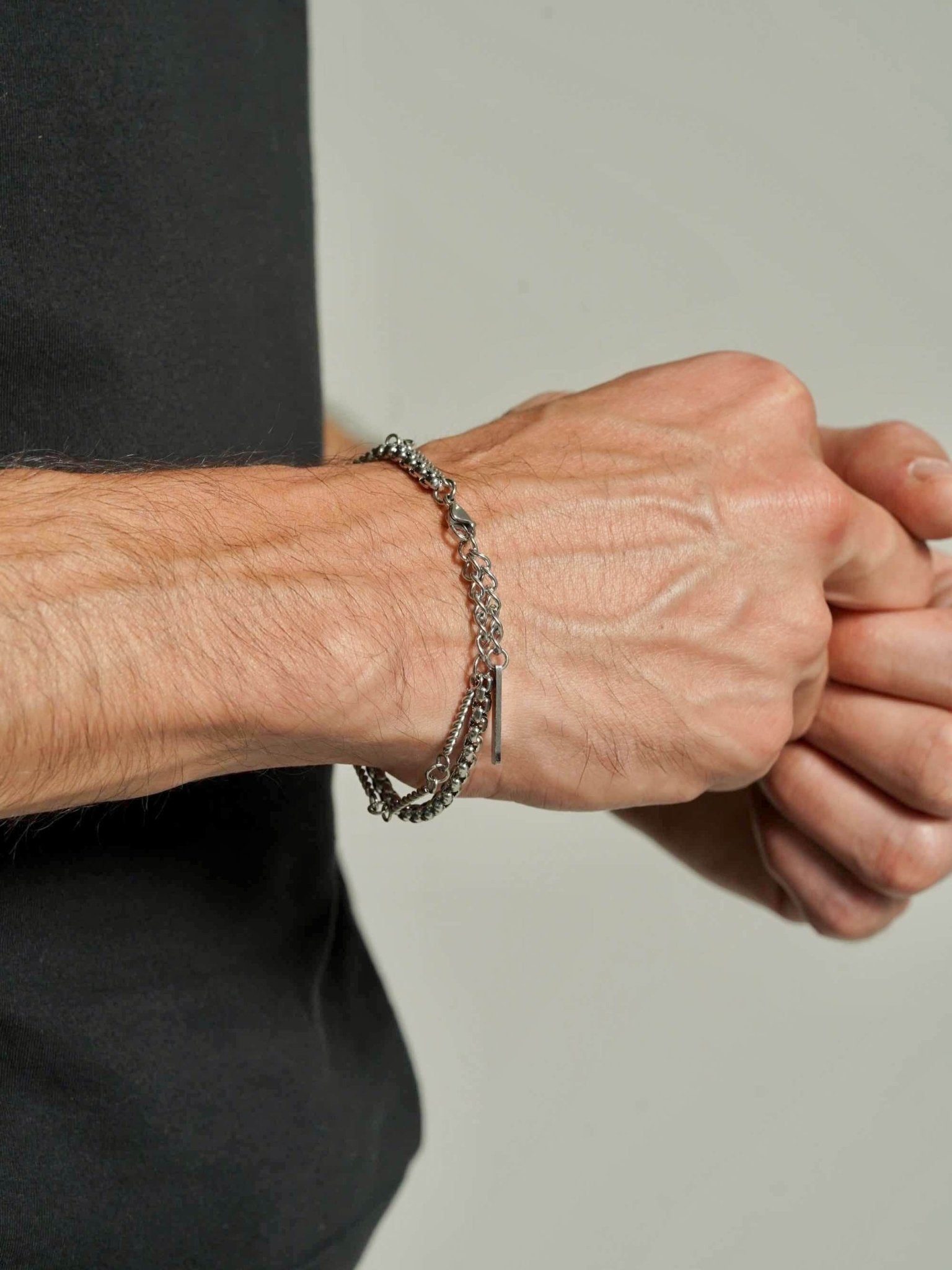 Rounded Box Chain Bracelet Men - Men's Bracelets - Someone & HerOwn