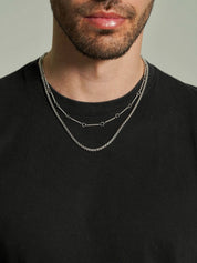 Rounded Box Chain Necklace Men - Men's Necklaces - Someone & HerOwn