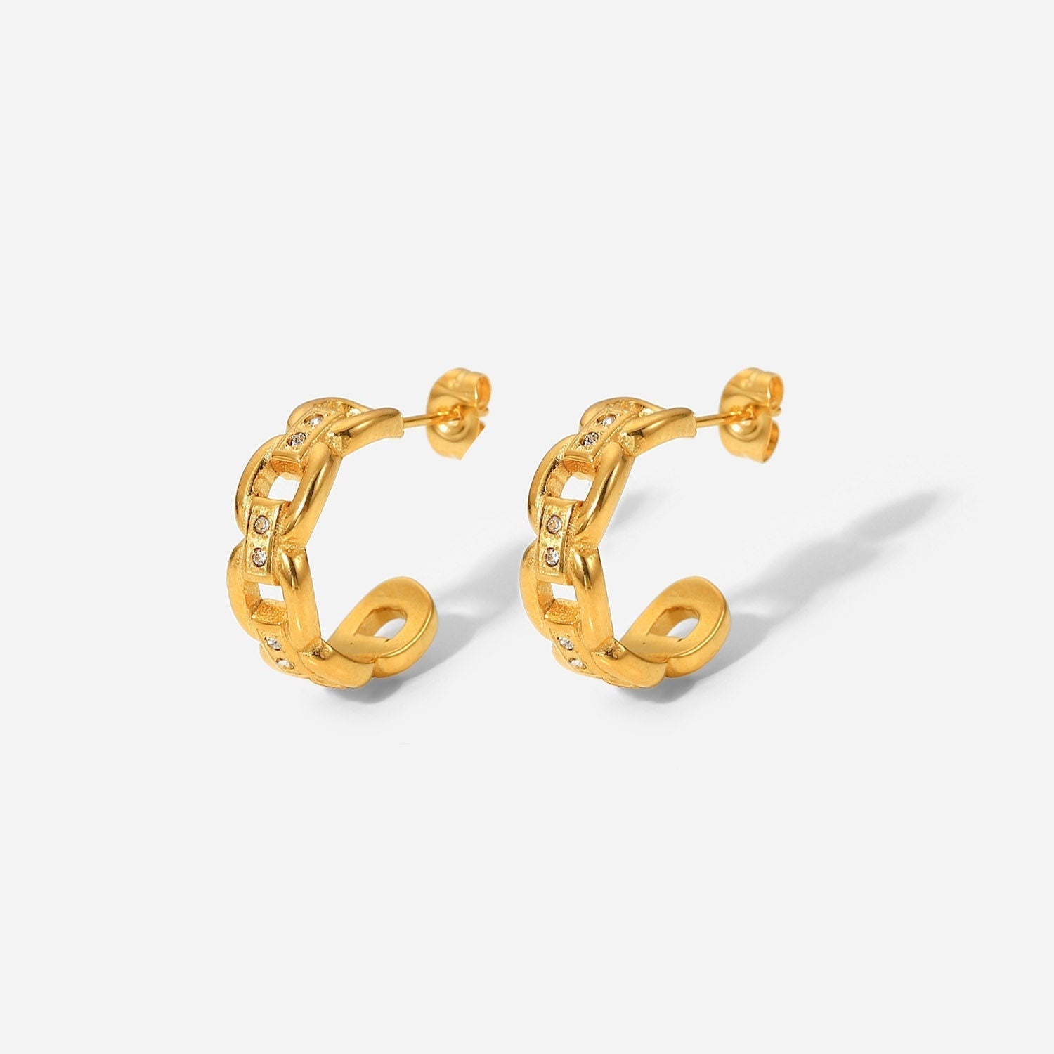 Square Gold Earrings - Women's Earrings - Someone & HerOwn