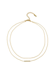 T Bar Layered Necklace - Women's Necklaces - Someone & HerOwn