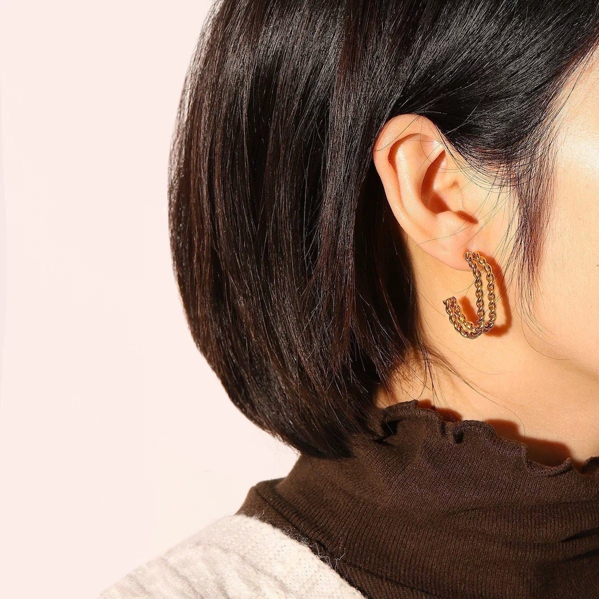 Twin Hoop Earrings - Women's Earrings - Someone & HerOwn