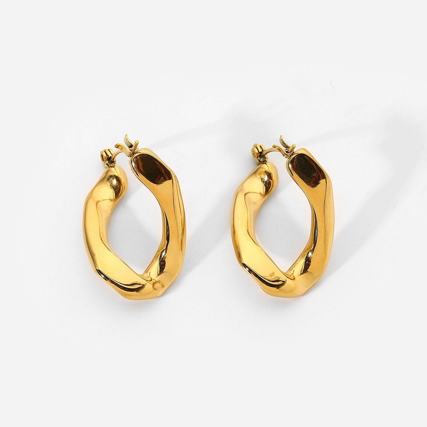 Twisted Hoop Earrings - Women's Earrings - Someone & HerOwn