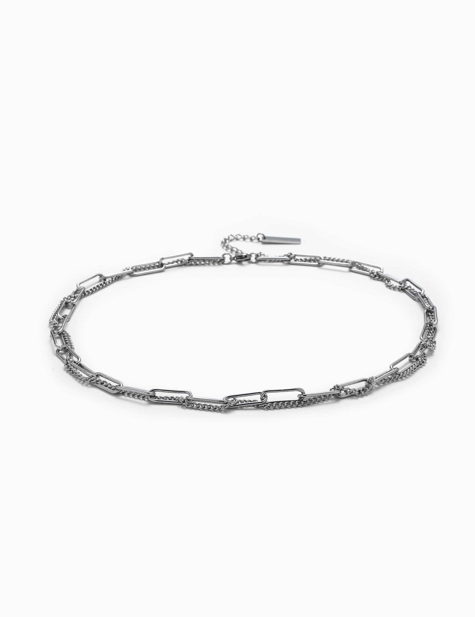 Two Strand Link Chain Necklace Men - Men's Necklaces - Someone & HerOwn