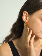 Two Tone Teardrop Earrings - Women's Earrings - Someone & HerOwn