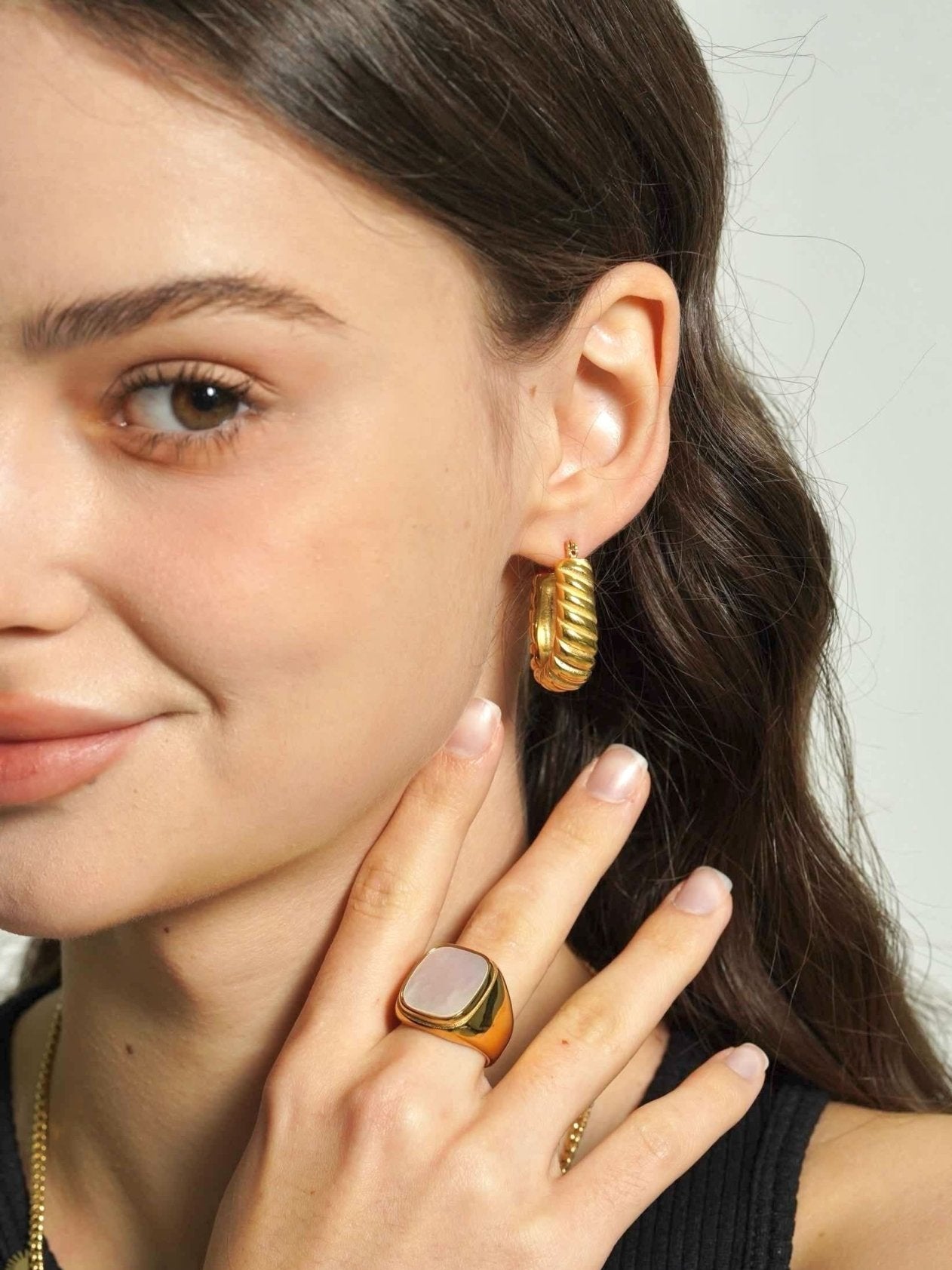 U Shape Hoops - Women's Earrings - Someone & HerOwn