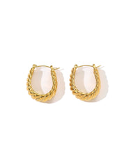 U Shape Hoops - Women's Earrings - Someone & HerOwn