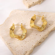 Wavy Hoops - Women's Earrings - Someone & HerOwn