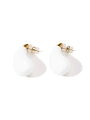 White Chunky Dupe Earrings - Women's Earrings - Someone & HerOwn