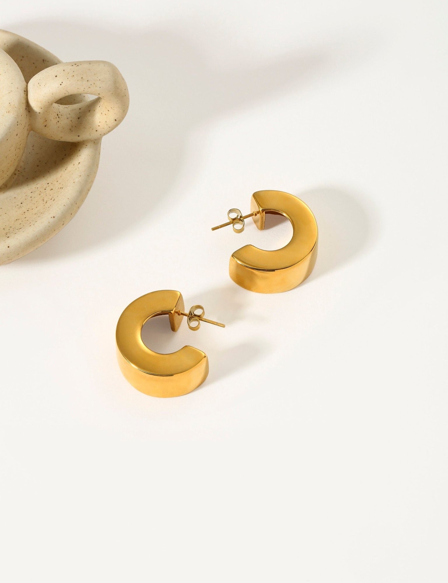 Wide Hoop Earrings - Women's Earrings - Someone & HerOwn